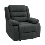 Fauteuil inclinable manuel moderne 36 W en coton/velours côtelé à dossier inclinable