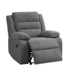 Fauteuil inclinable manuel moderne 36 W en coton/velours côtelé à dossier inclinable