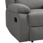 Fauteuil inclinable manuel moderne 36 W en coton/velours côtelé à dossier inclinable