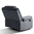 Fauteuil inclinable manuel moderne 36 W en coton/velours côtelé à dossier inclinable
