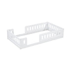 Lit Plateforme Moderne en Bois de Taille Double avec Garde-Corps pour Chambre à Coucher