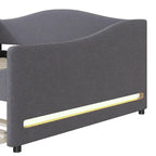 Lit de Repos en Polaire Teddy avec Lit Gigogne et Lumières LED - Grand Lit