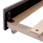 Lit de Repos en Polaire Teddy avec Lit Gigogne et Lumières LED - Grand Lit