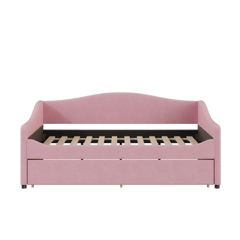 Lit de Repos en Polaire Teddy avec Lit Gigogne et Lumières LED - Grand Lit