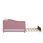 Lit de Repos en Polaire Teddy avec Lit Gigogne et Lumières LED - Grand Lit