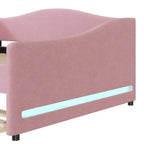 Lit de Repos en Polaire Teddy avec Lit Gigogne et Lumières LED - Grand Lit