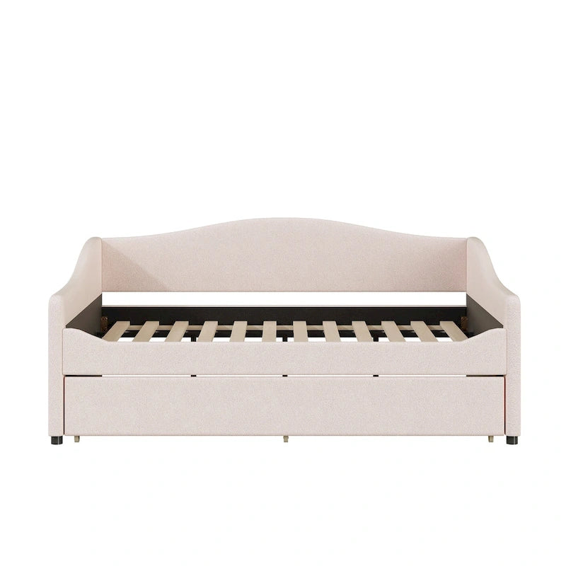 Lit de Repos en Polaire Teddy avec Lit Gigogne et Lumières LED - Grand Lit
