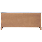 Banc de rangement à 3 tiroirs au design classique et contemporain - 47L x 15P x 19H