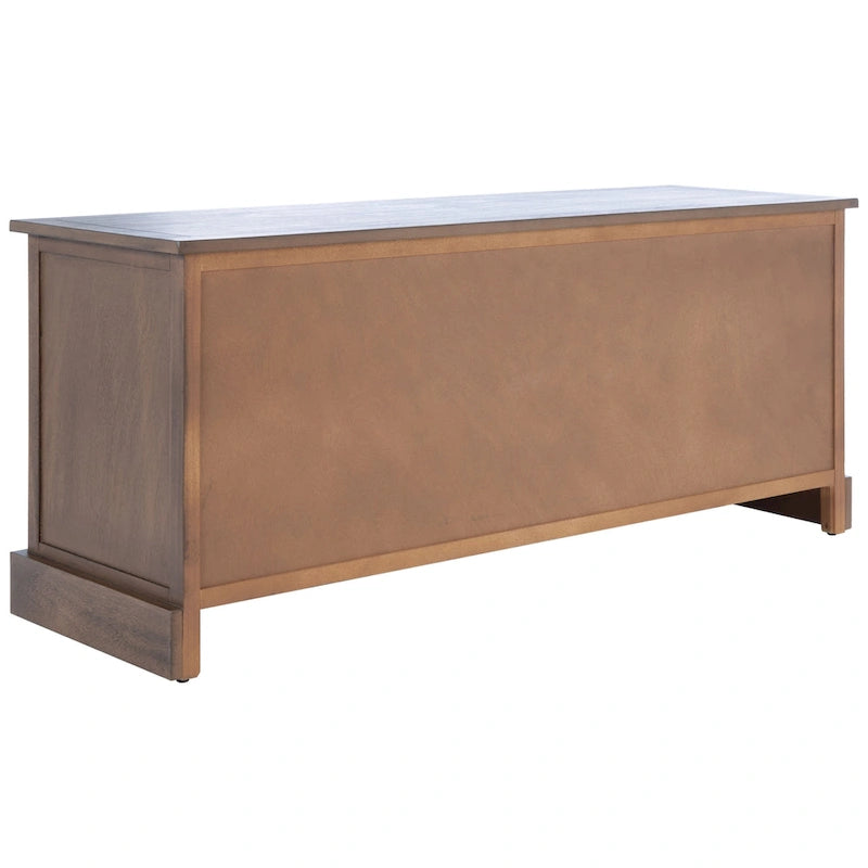 Banc de rangement à 3 tiroirs au design classique et contemporain - 47L x 15P x 19H