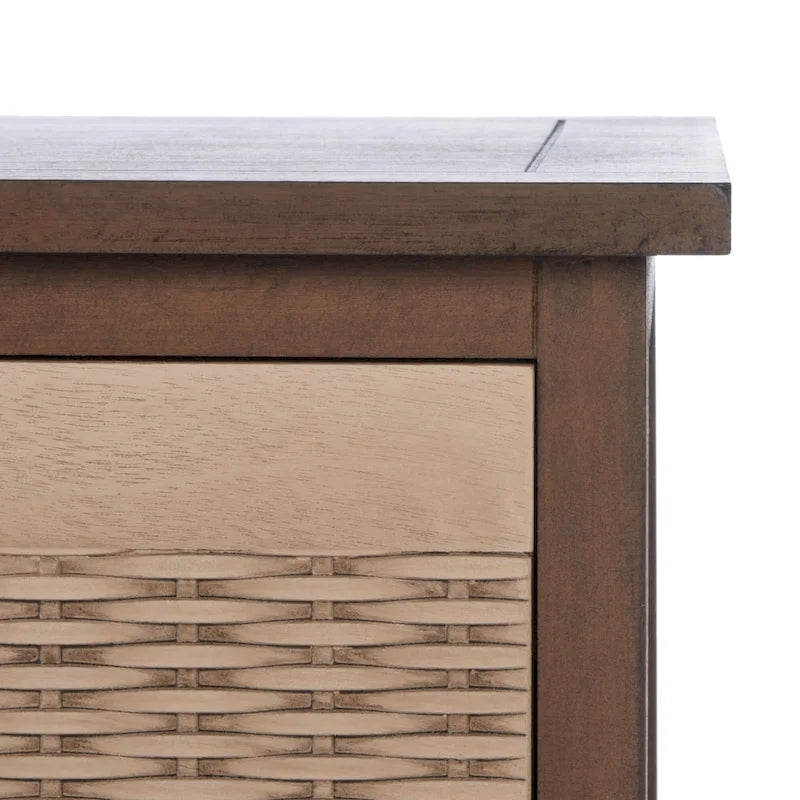 Banc de rangement à 3 tiroirs au design classique et contemporain - 47L x 15P x 19H