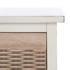 Banc de rangement à 3 tiroirs au design classique et contemporain - 47L x 15P x 19H