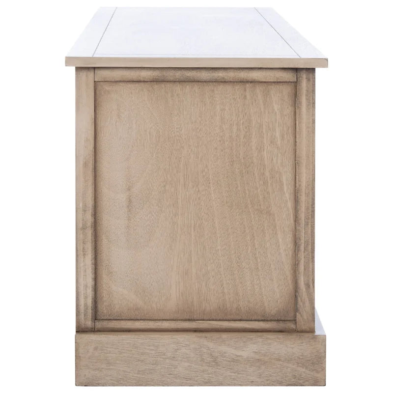 Banc de rangement à 3 tiroirs au design classique et contemporain - 47L x 15P x 19H
