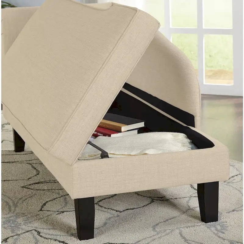 Chaise longue Simple Living avec rangement
