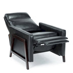 Fauteuil inclinable dossier poussoir Mid-Century Modern avec haut dossier moelleux