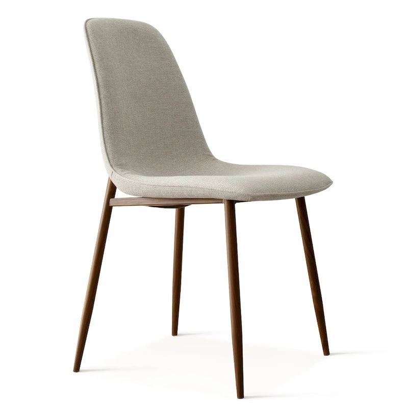 Chaises de salle à manger modernes à dossier plein (lot de 4)