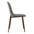 Chaises de salle à manger modernes à dossier plein (lot de 4)