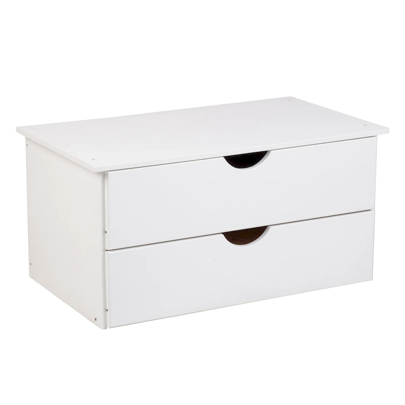 Palace Imports 100% Solid Wood 2-Drawer Internal Chest for Kyle Wardrobe Armoires