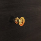 Armoire penderie en bois avec miroir pleine longueur, 4 portes et 2 tiroirs