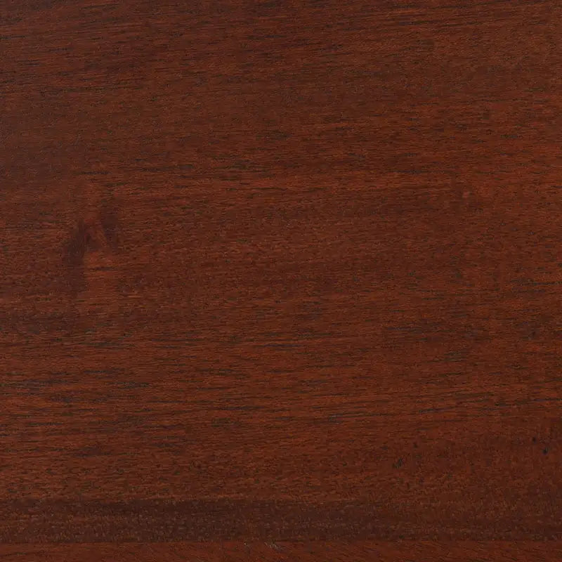 Commode 6 tiroirs, finition noyer et cadre blanc - Style rétro moderne