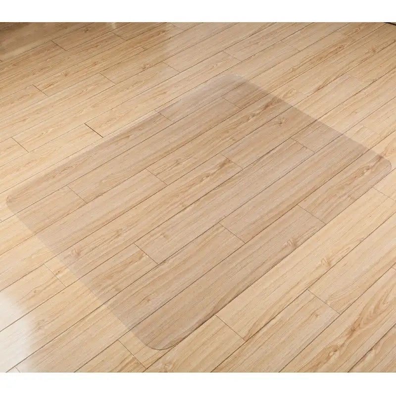 Tapis de chaise rectangulaire ultra-résistant de 48 x 36 po et de 0,2 cm d'épaisseur