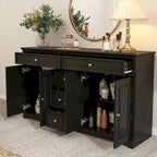 Commode Meuble de rangement moderne contemporain laqué