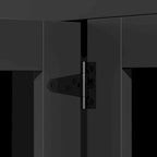 Niche Chic pour Animaux : Cage de Luxe en Bois pour Chien & Banc Designer pour la Maison - 47.2