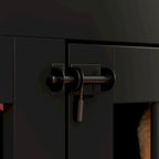Niche Chic pour Animaux : Cage de Luxe en Bois pour Chien & Banc Designer pour la Maison - 47.2
