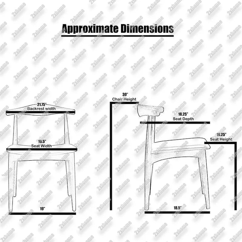 Chaises de salle à manger avec assise en tissu beige ou en similicuir foncé noyer, de bureau ou d'appoint pour salon, chambre et cuisine.