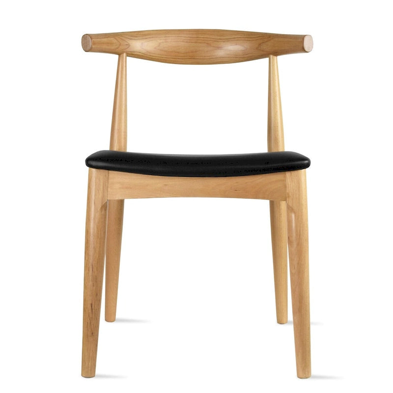 Chaises de salle à manger avec assise en tissu beige ou en similicuir foncé noyer, de bureau ou d'appoint pour salon, chambre et cuisine.
