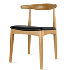 Chaises de salle à manger avec assise en tissu beige ou en similicuir foncé noyer, de bureau ou d'appoint pour salon, chambre et cuisine.