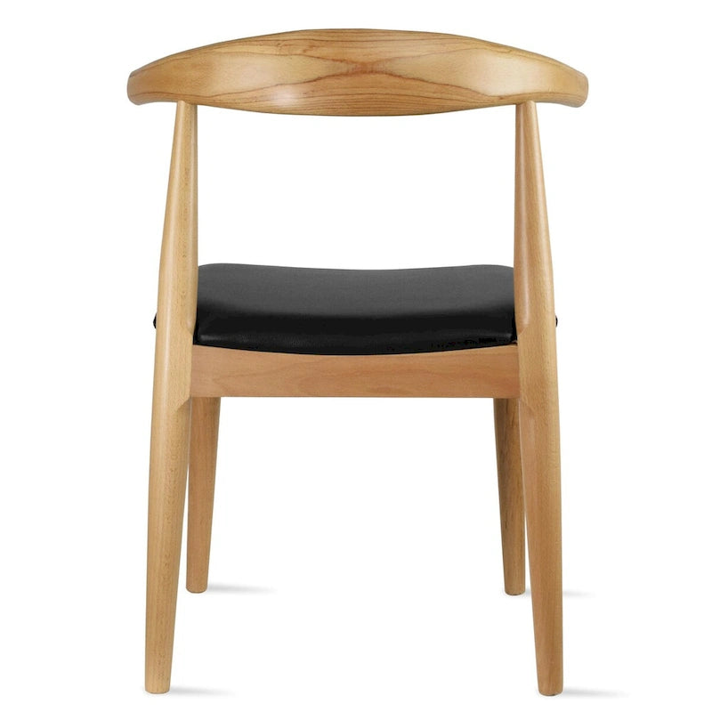 Chaises de salle à manger avec assise en tissu beige ou en similicuir foncé noyer, de bureau ou d'appoint pour salon, chambre et cuisine.