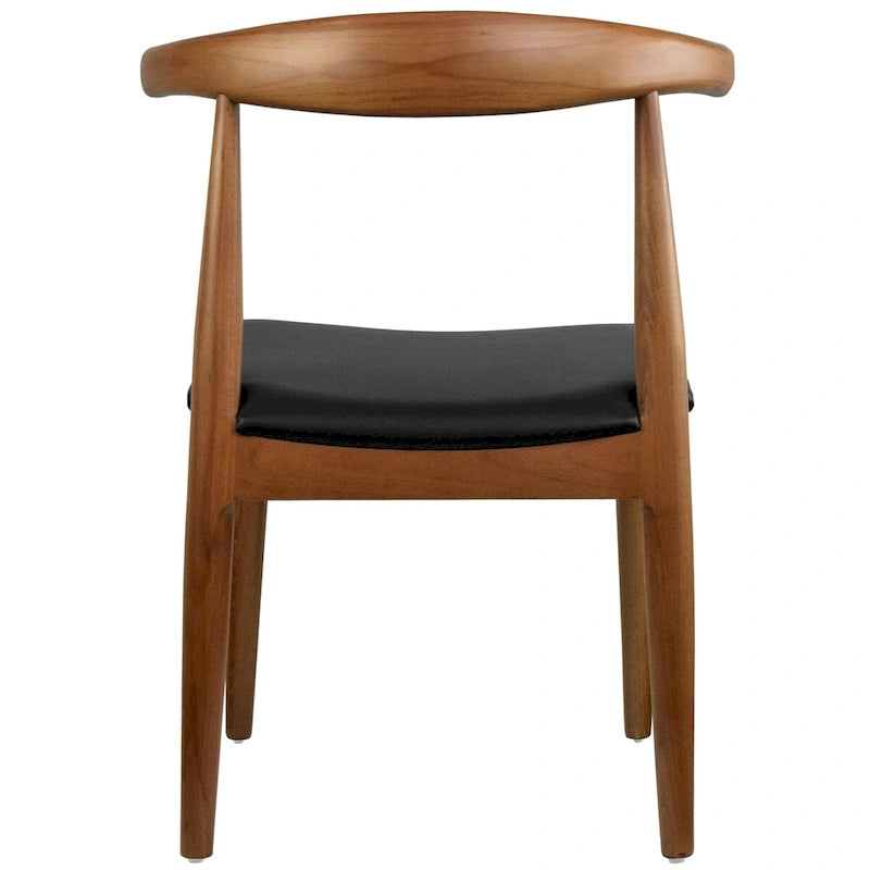 Chaises de salle à manger avec assise en tissu beige ou en similicuir foncé noyer, de bureau ou d'appoint pour salon, chambre et cuisine.