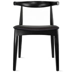 Chaises de salle à manger avec assise en tissu beige ou en similicuir foncé noyer, de bureau ou d'appoint pour salon, chambre et cuisine.