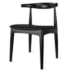 Chaises de salle à manger avec assise en tissu beige ou en similicuir foncé noyer, de bureau ou d'appoint pour salon, chambre et cuisine.