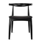 Chaises de salle à manger avec assise en tissu beige ou en similicuir foncé noyer, de bureau ou d'appoint pour salon, chambre et cuisine.