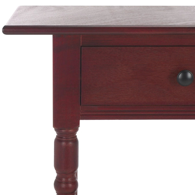Console 2 tiroirs grise avec étagère inférieure - 37,8 x 13 x 31,9