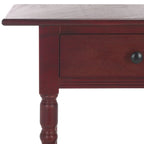Console 2 tiroirs grise avec étagère inférieure - 37,8 x 13 x 31,9