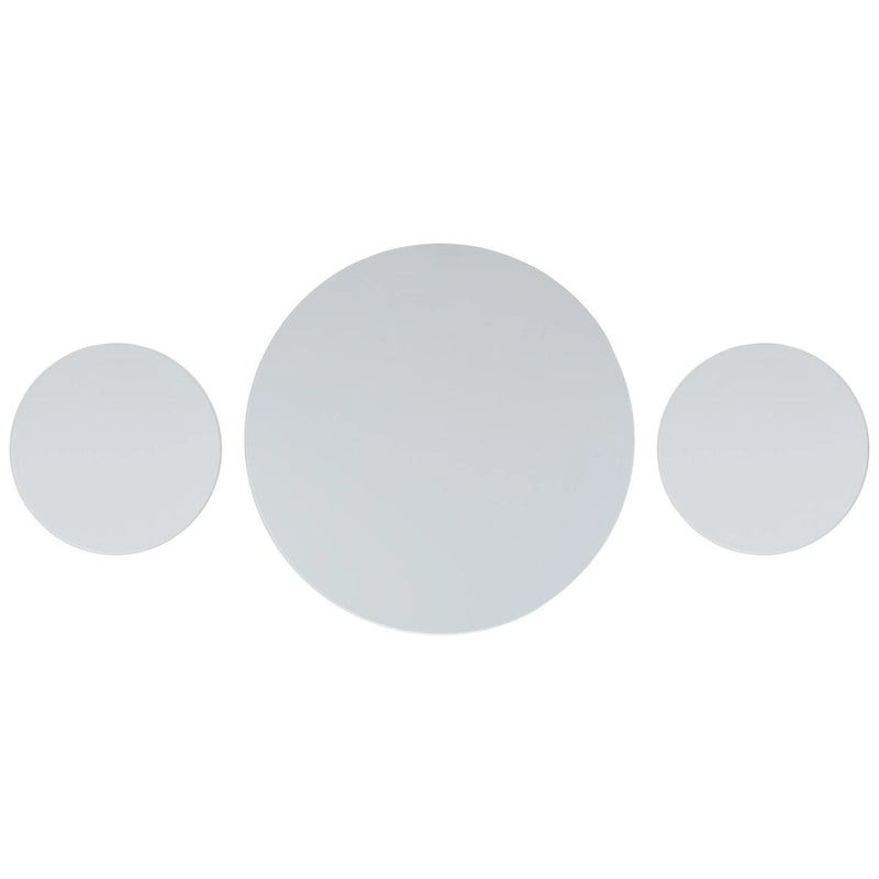 Table à manger ronde avec 2 tabourets – Style ferme moderne, 31L x 31P x 29H